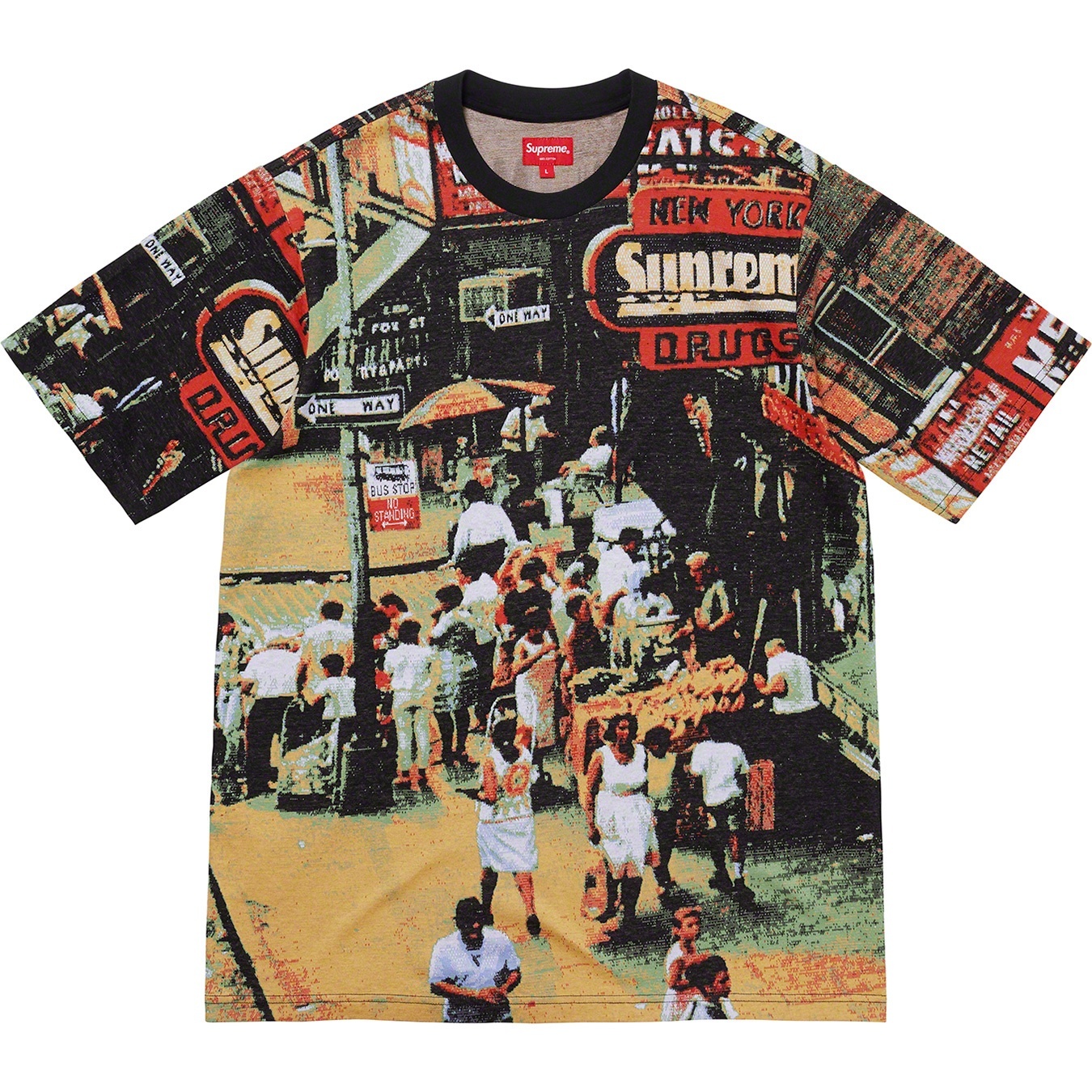 Street Scene Jacquard S/S Top view 3
